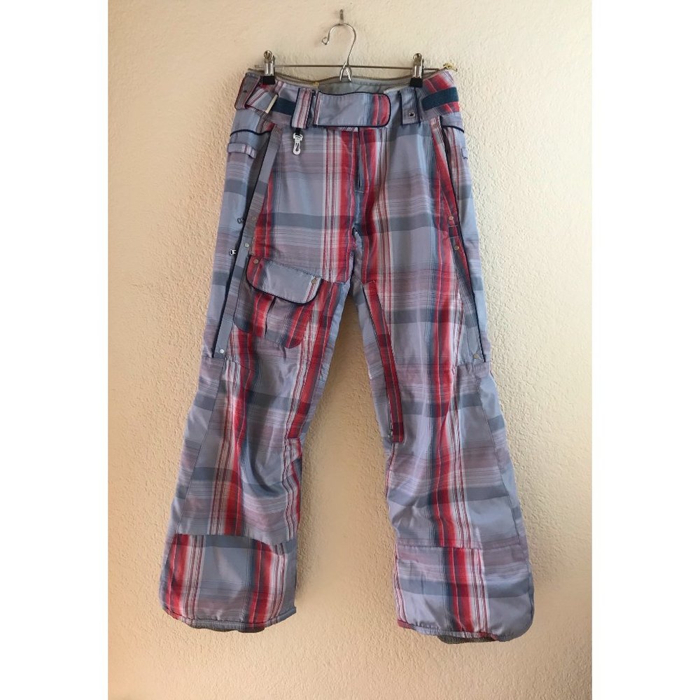 686 ACC Tribute Insulated Snowboarding Pant - Lt. Cadet Plaid - Size XS